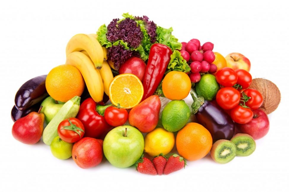 fruits and vegetables